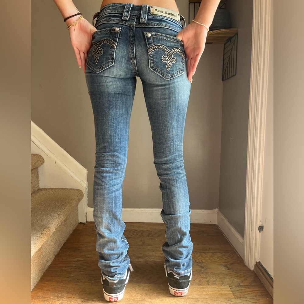 ROCK REVIVAL Stacked Bootcut Jean